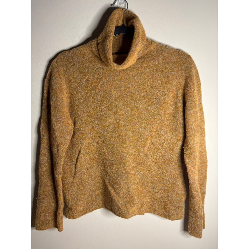 Eileen Fisher Mustard Marled Turtleneck Sweater